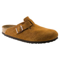 Birkenstock Boston Soft Footbed Suede Leather Clog in Mink