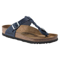 Birkenstock Gizeh Braided Oiled Leather in Navy