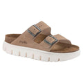 Birkenstock Arizona Chunky Suede Leather in Warm Sand