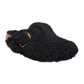 Birkenstock Boston Big Buckle Shearling in Black Gold