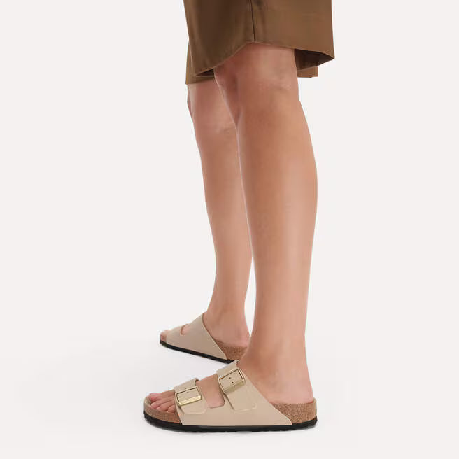 Birkenstock Arizona Birko-Flor in Sandcastle/ Oyster