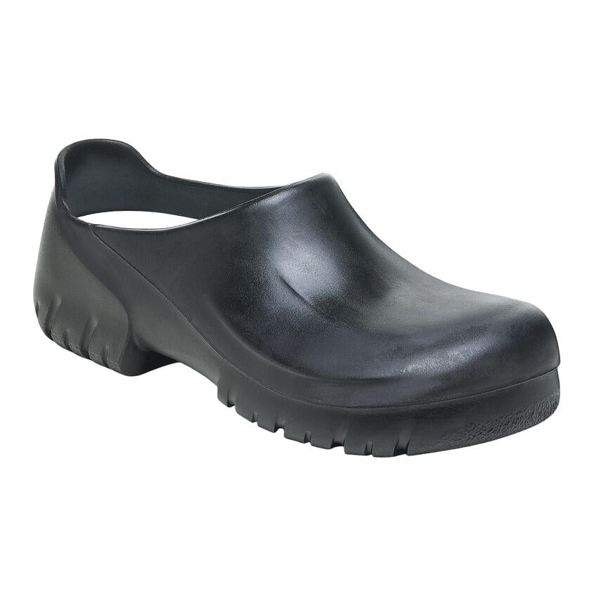 Birkenstock A640 Polyurethane Clog in Black