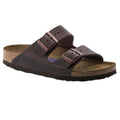 Birkenstock Arizona Oiled Leather Soft Footbed Sandal in Habana