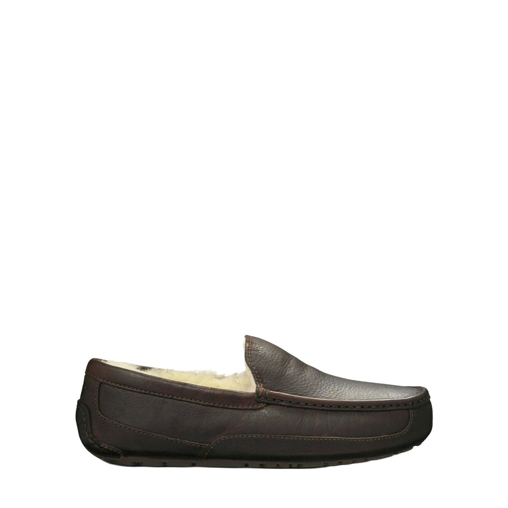 UGG Men's Ascot Leather Slipper in China Tea