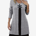 Elora™ Vestido de punto chic con contraste