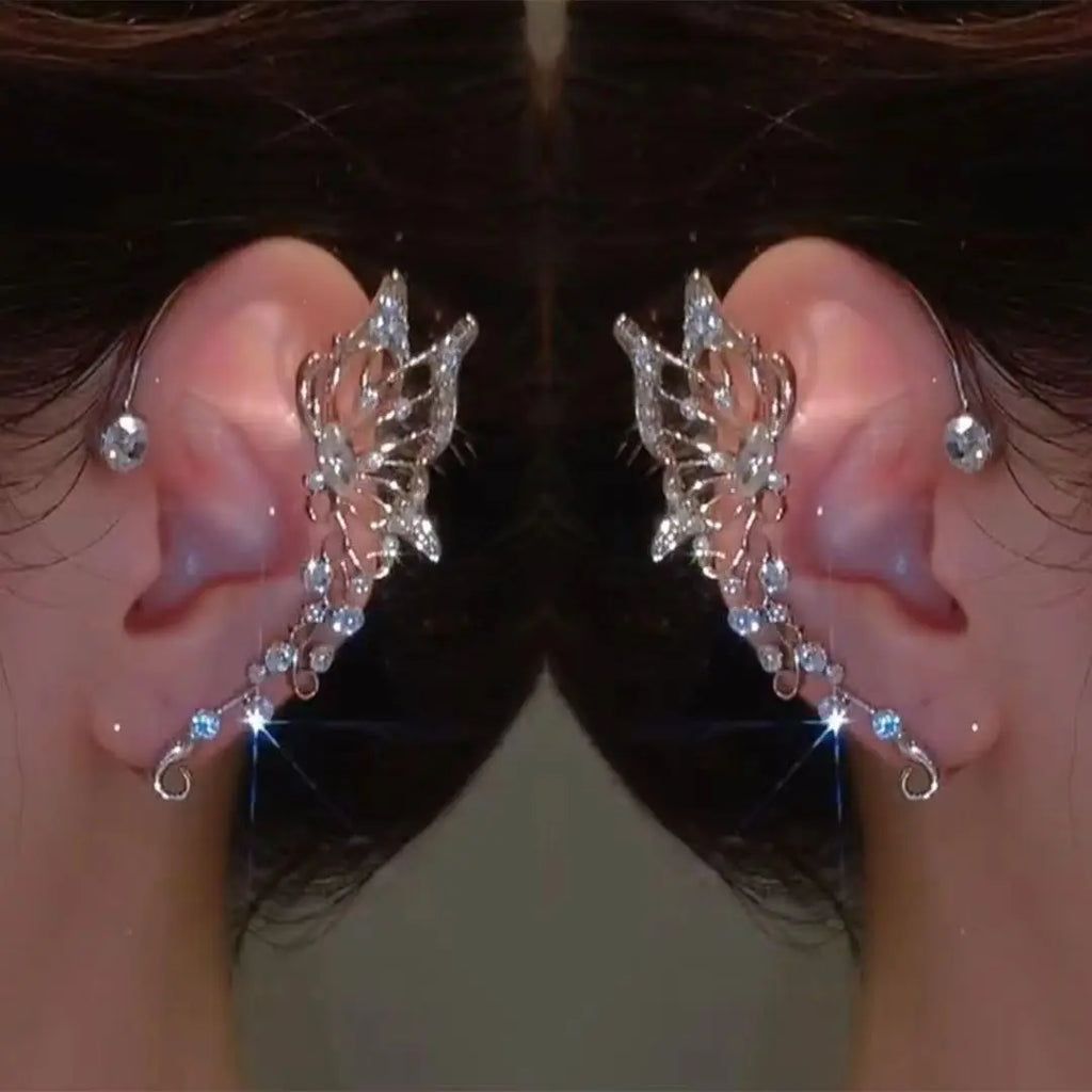 Etherea Butterfly Ear Cuff - Paio