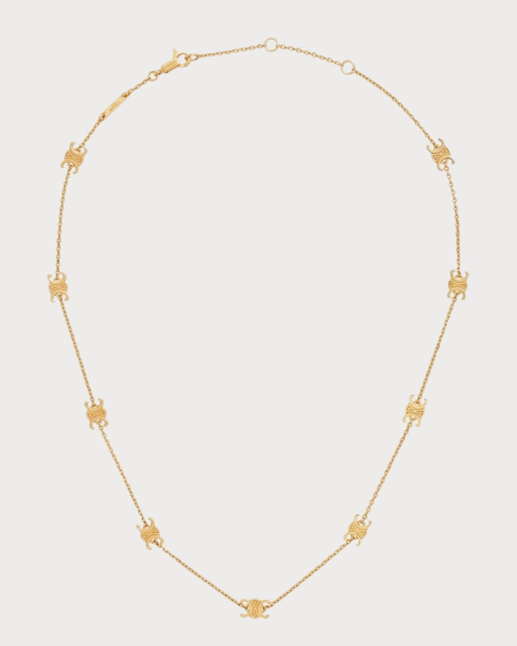 CELINE Triomphe Triomphe Necklace Brass(Mini/2 Colors)