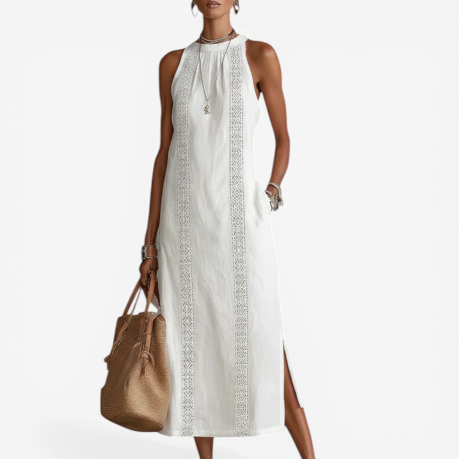 Althea™ Vestido midi minimalista
