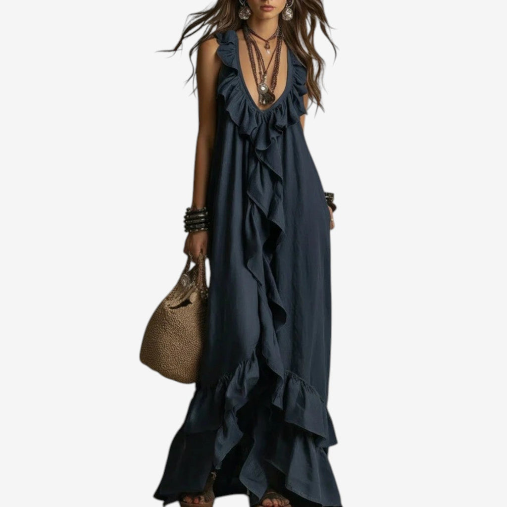 Vianne™ Vestido largo con volante