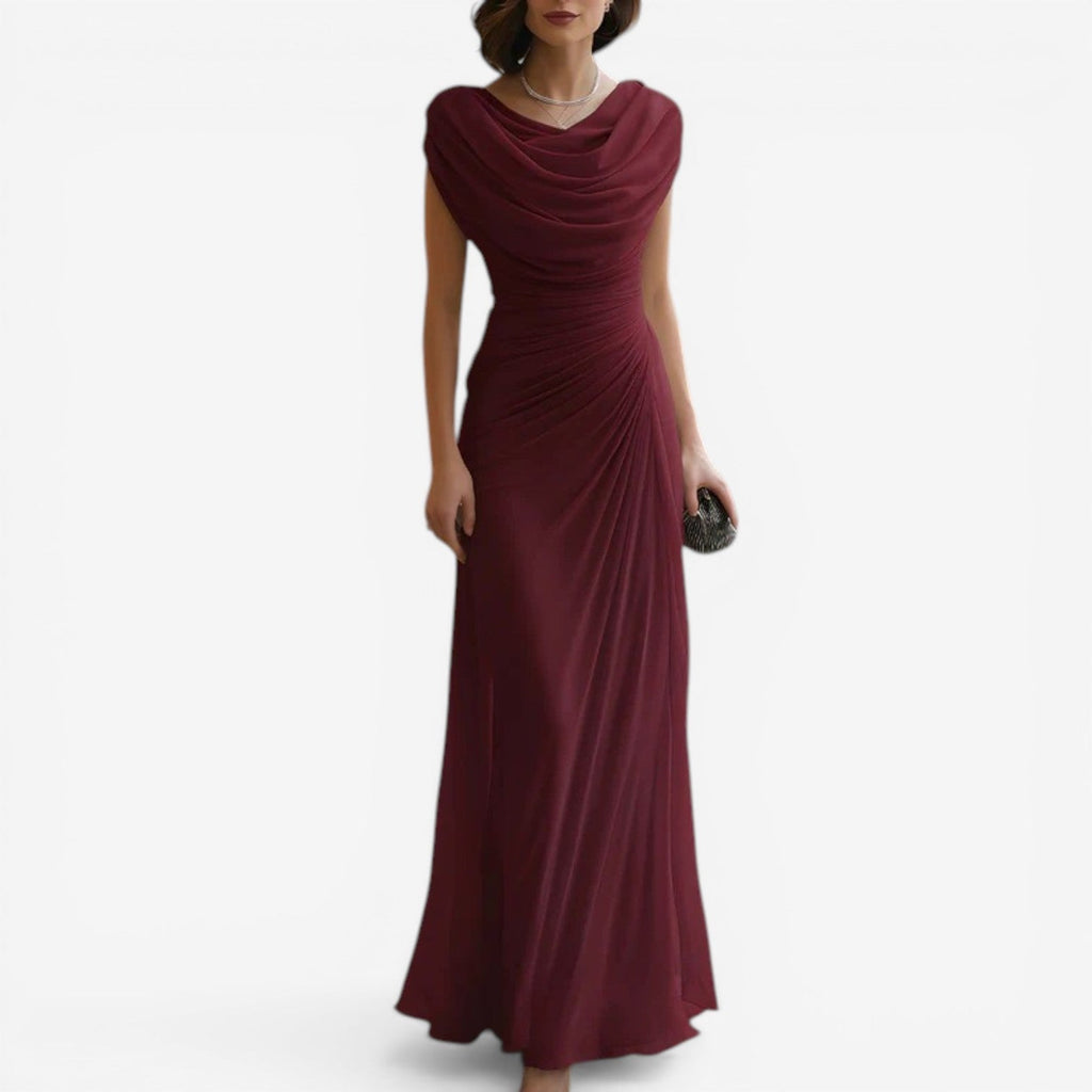 Charmaine™ vestido largo plisado