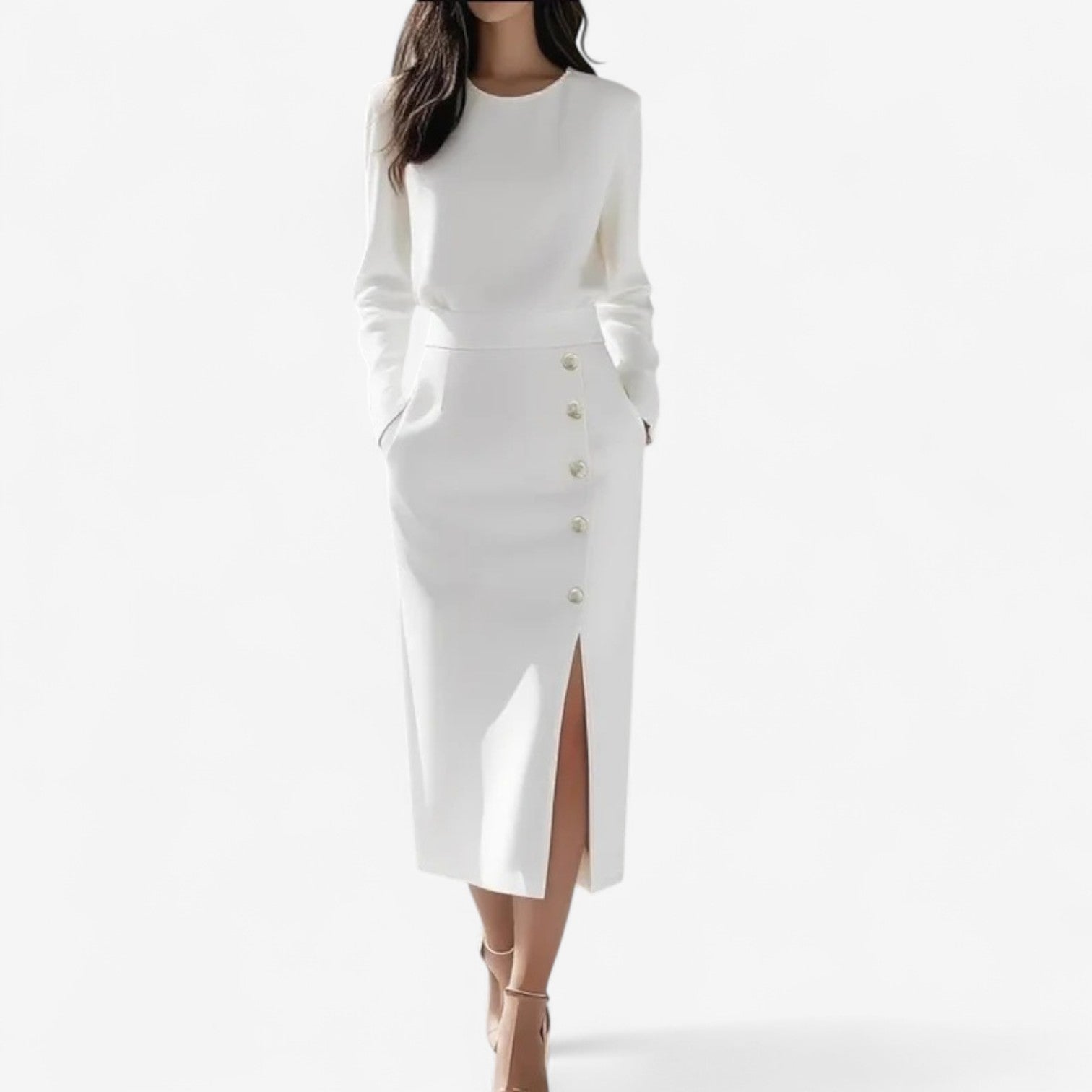 Cloé™ Vestido con abertura