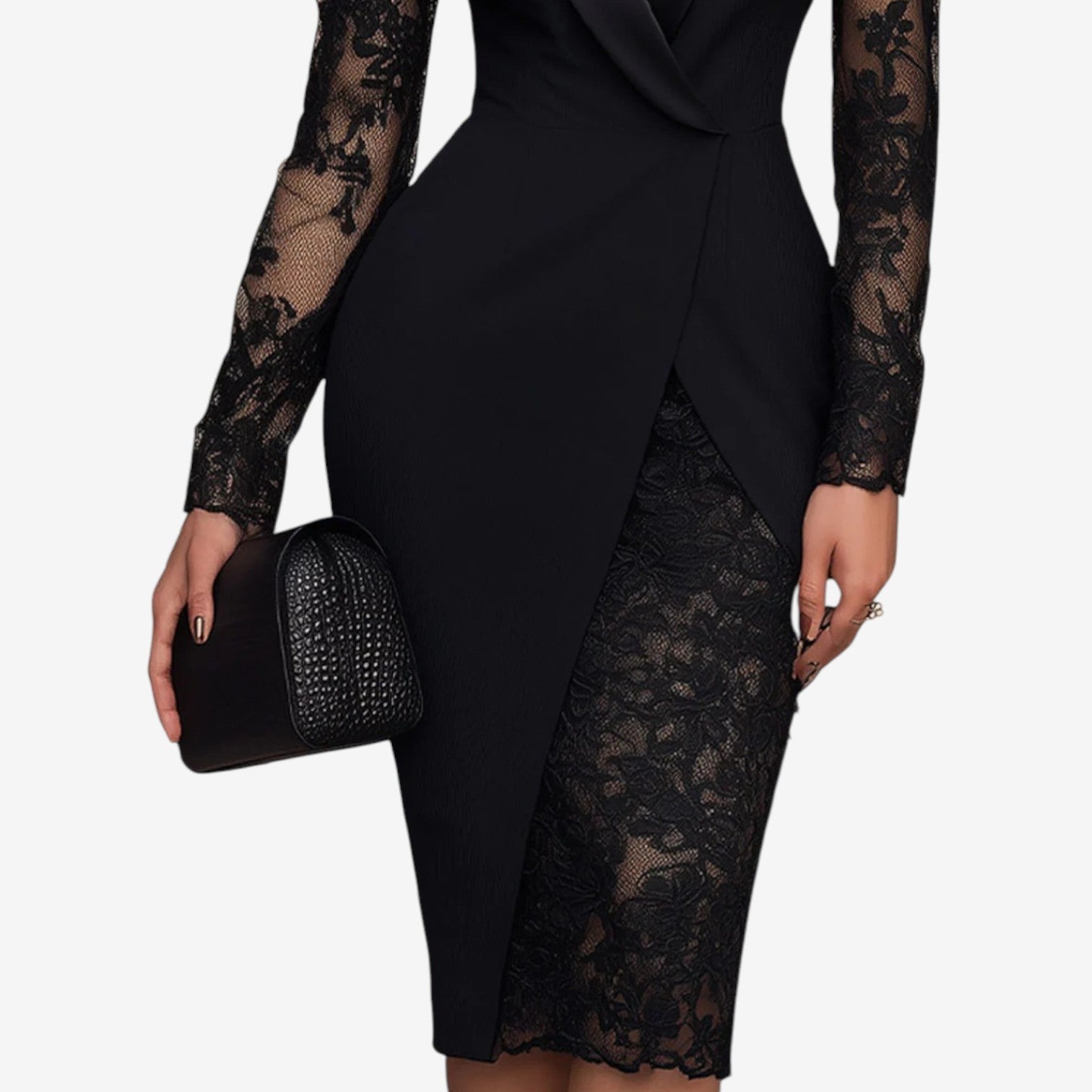 Annabelle™ Vestido elegante con encaje