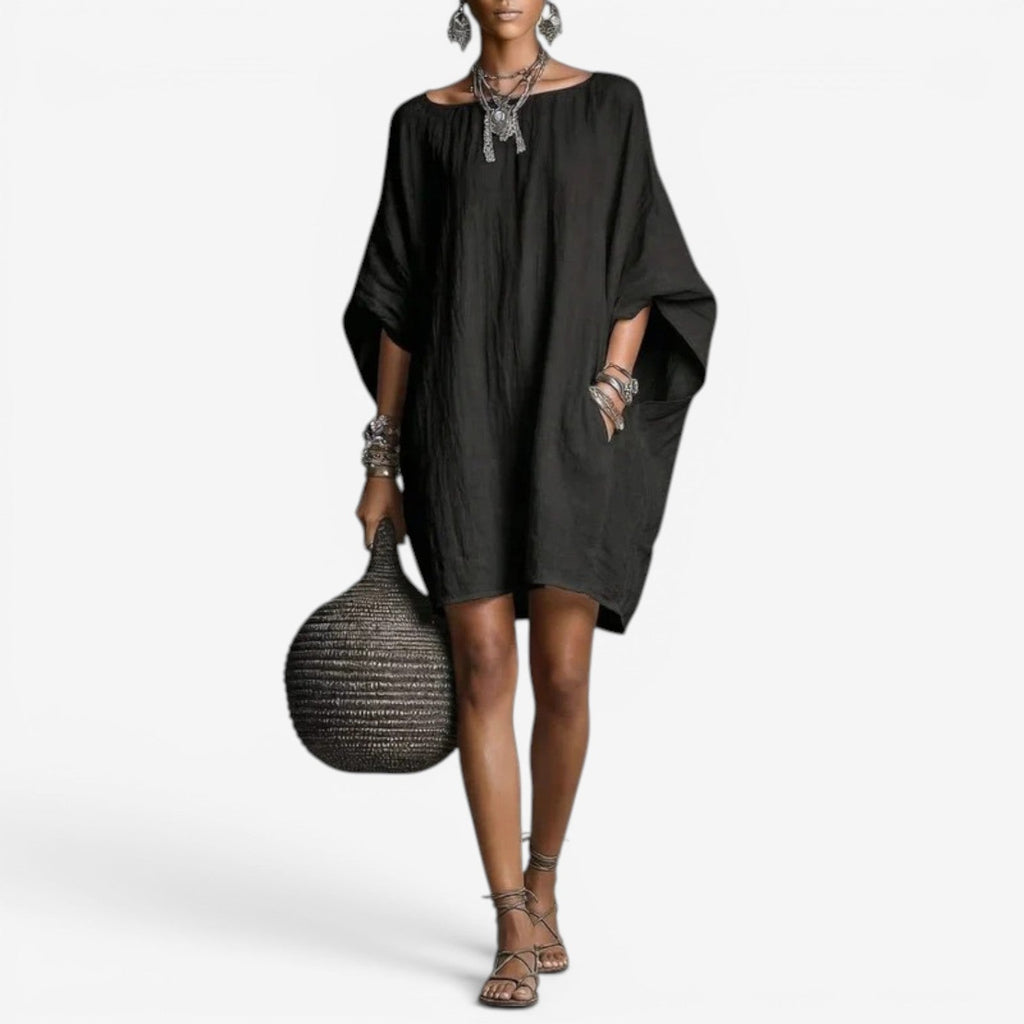 Annisa™ Vestido de túnica acampanado