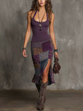 Fiorella | Abito boho patchwork dal fascino sensuale