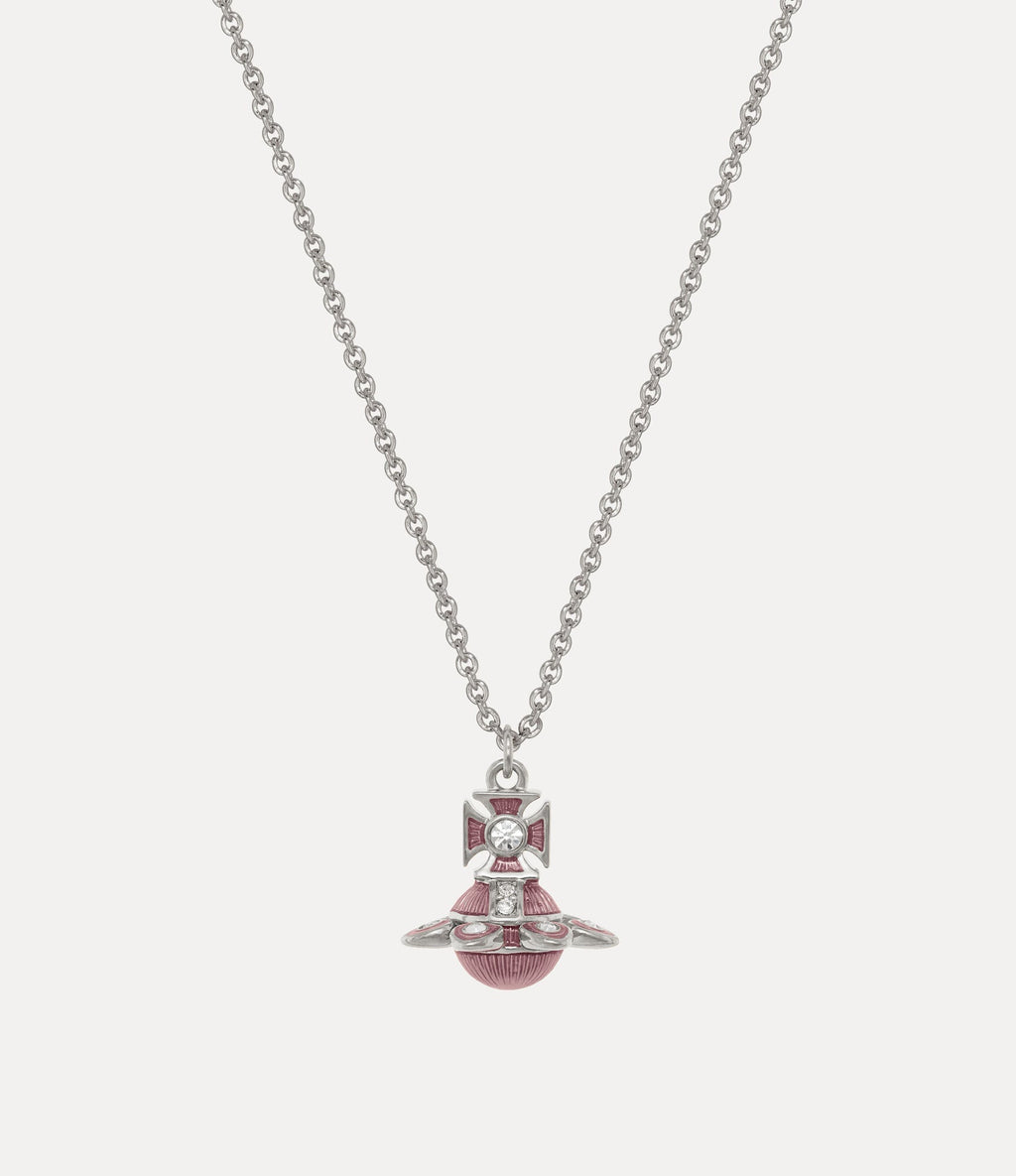 VIVIENNE WESTWOOD Capucine Platinum Pendant Necklace Brass(2 Colors)
