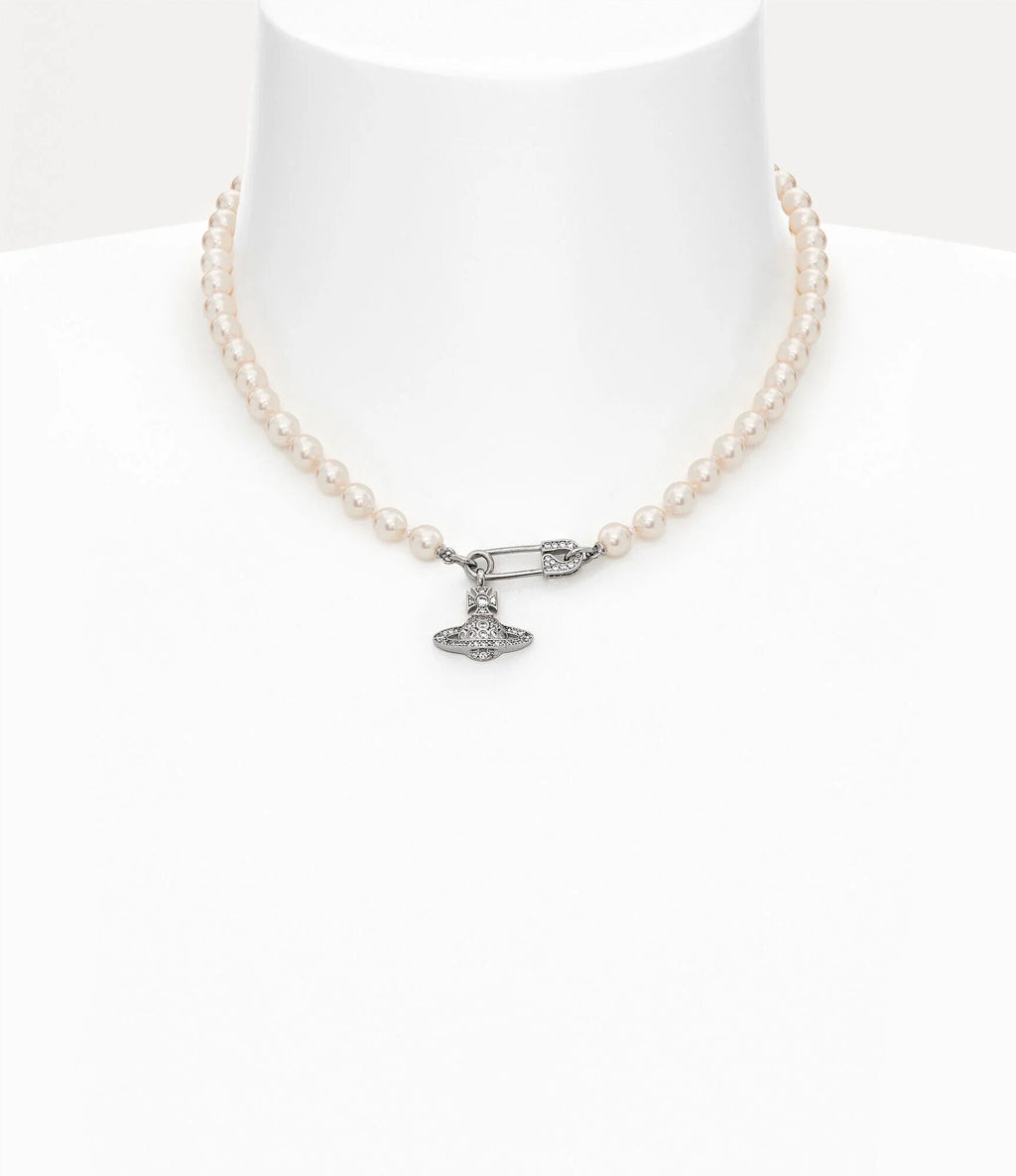 VIVIENNE WESTWOOD Lucrece Pearl Necklace Brass(2 Colors)
