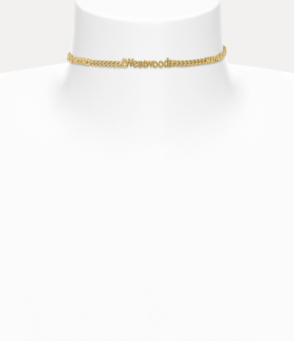 VIVIENNE WESTWOOD Millicent Choker Brass(2 Colors)