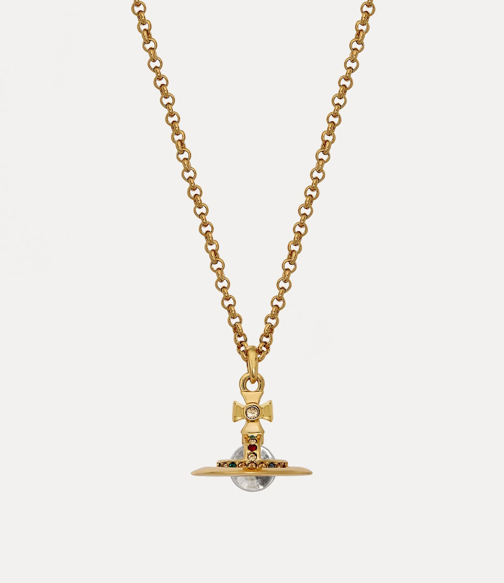 VIVIENNE WESTWOOD New Orb Pendant Necklace Brass(Petite/4 Colors)