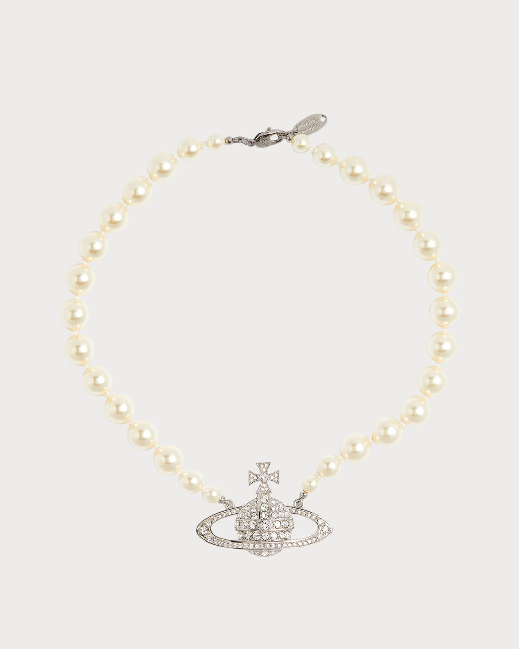 VIVIENNE WESTWOOD One Row Pearl Bas Relief Choker Brass(2 Colors)