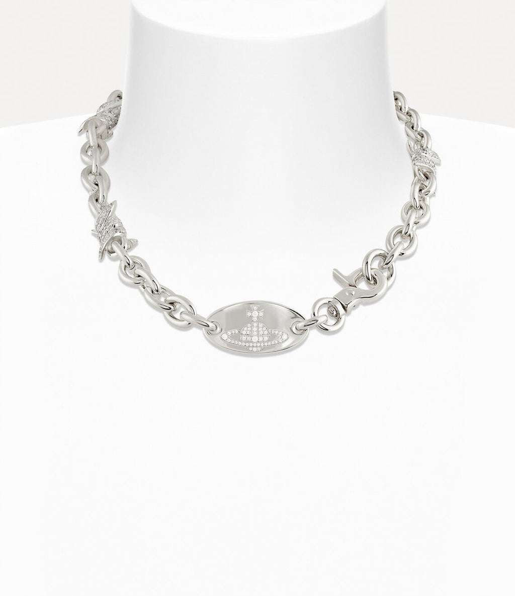 VIVIENNE WESTWOOD Verena Chain Necklace Brass(2 Colors)